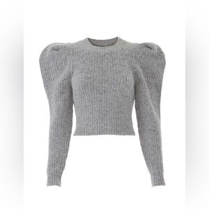Philosophy di Lorenzo Serafini - Grey Puffed Shoulders Sweater - Size 46
